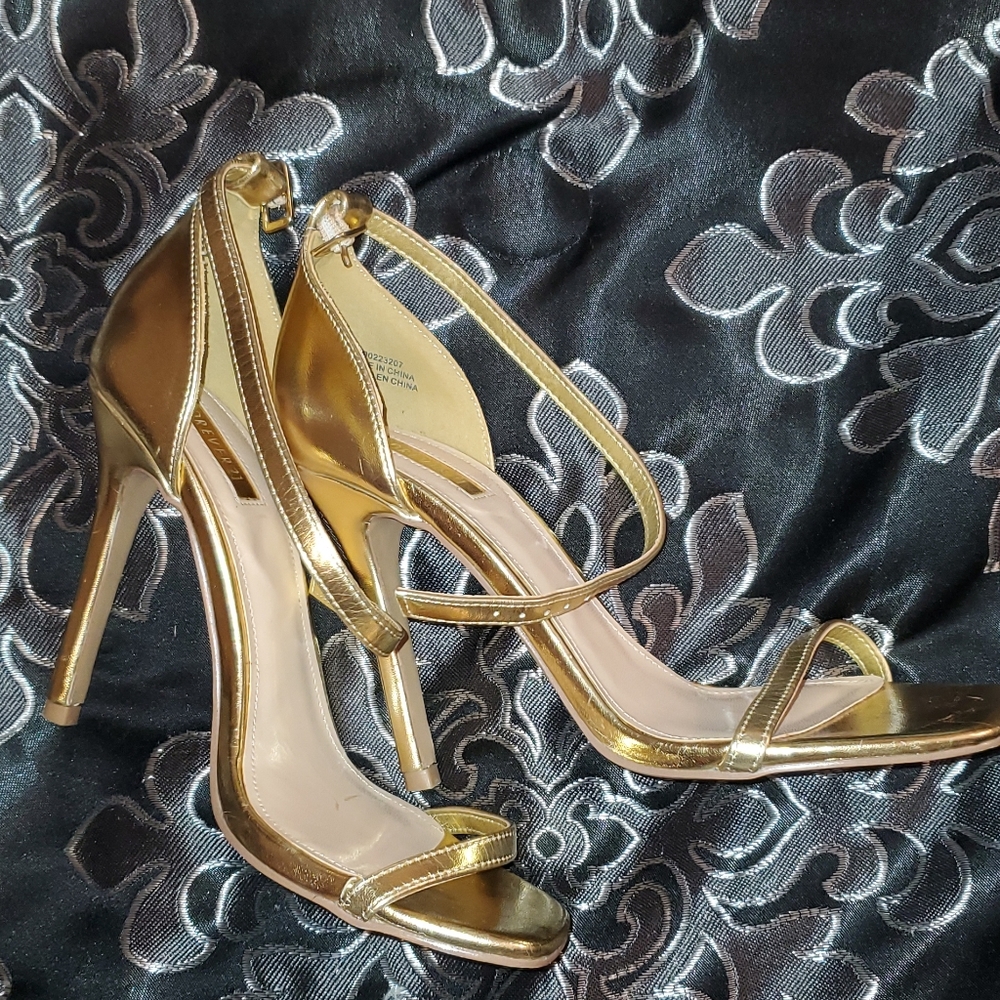 Gold Forever21 heels